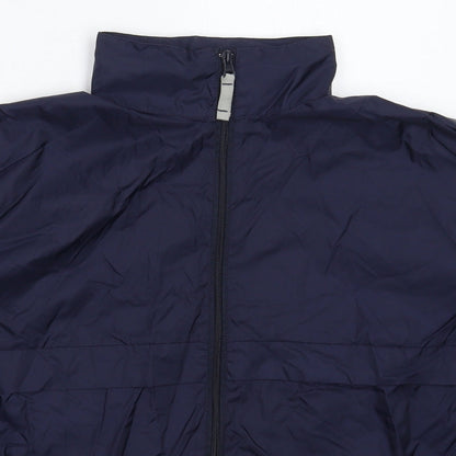 B&C Womens Blue   Rain Coat Coat Size 14