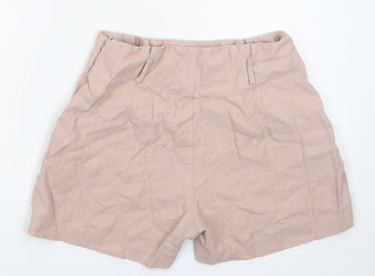 Miss Selfridge Womens Beige   Hot Pants Shorts Size 10