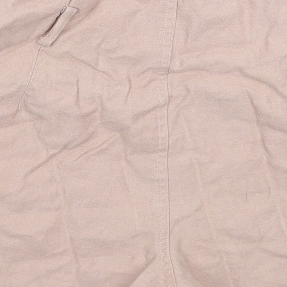 Miss Selfridge Womens Beige   Hot Pants Shorts Size 10