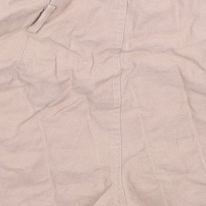 Miss Selfridge Womens Beige   Hot Pants Shorts Size 10