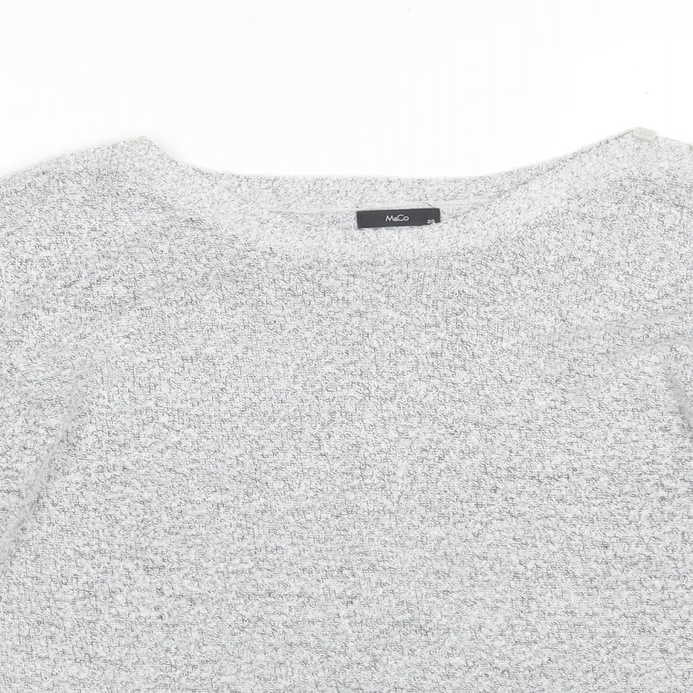 Womens UK Size 20 M&Co Grey Pullover Jumper