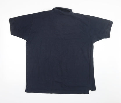 Uneek Mens Blue    Polo Size XL