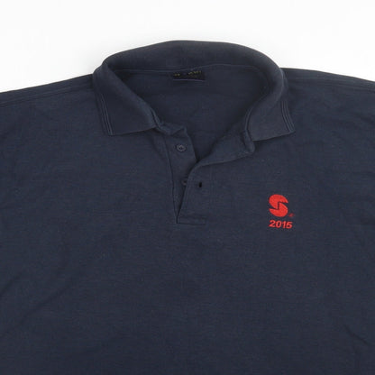 Uneek Mens Blue    Polo Size XL