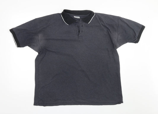 M2M Mens Grey    Polo Size XL