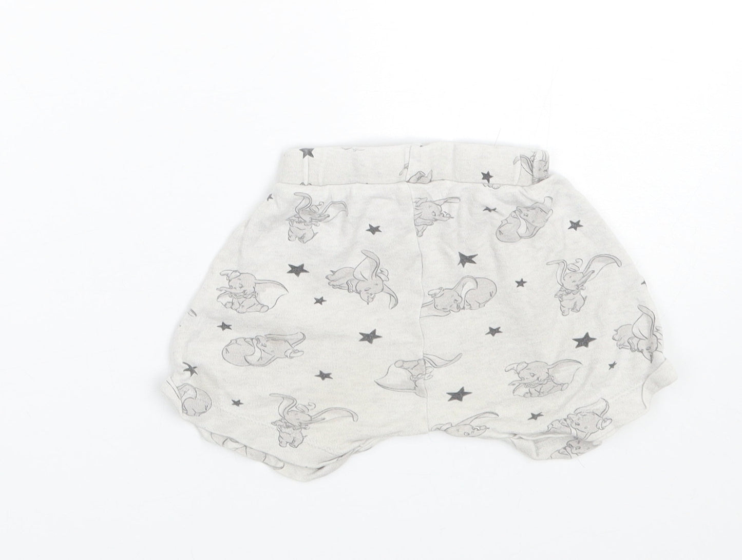 George Girls Grey Animal Print  Cami Sleep Shorts Size 6-9 Months  - Dumbo