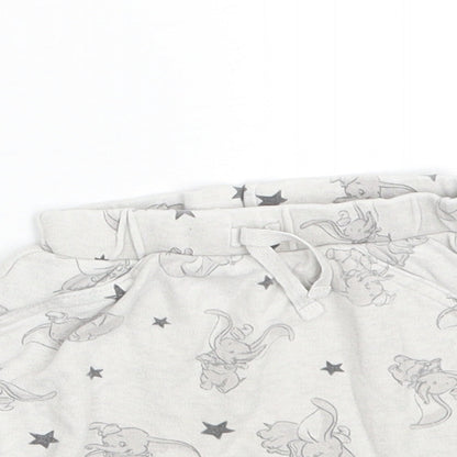 George Girls Grey Animal Print  Cami Sleep Shorts Size 6-9 Months  - Dumbo