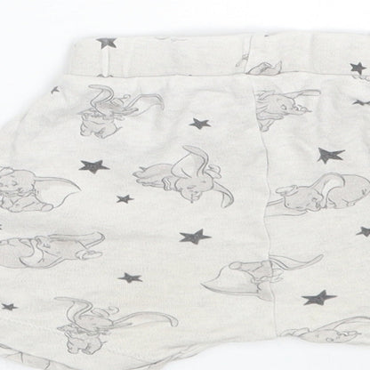 George Girls Grey Animal Print  Cami Sleep Shorts Size 6-9 Months  - Dumbo