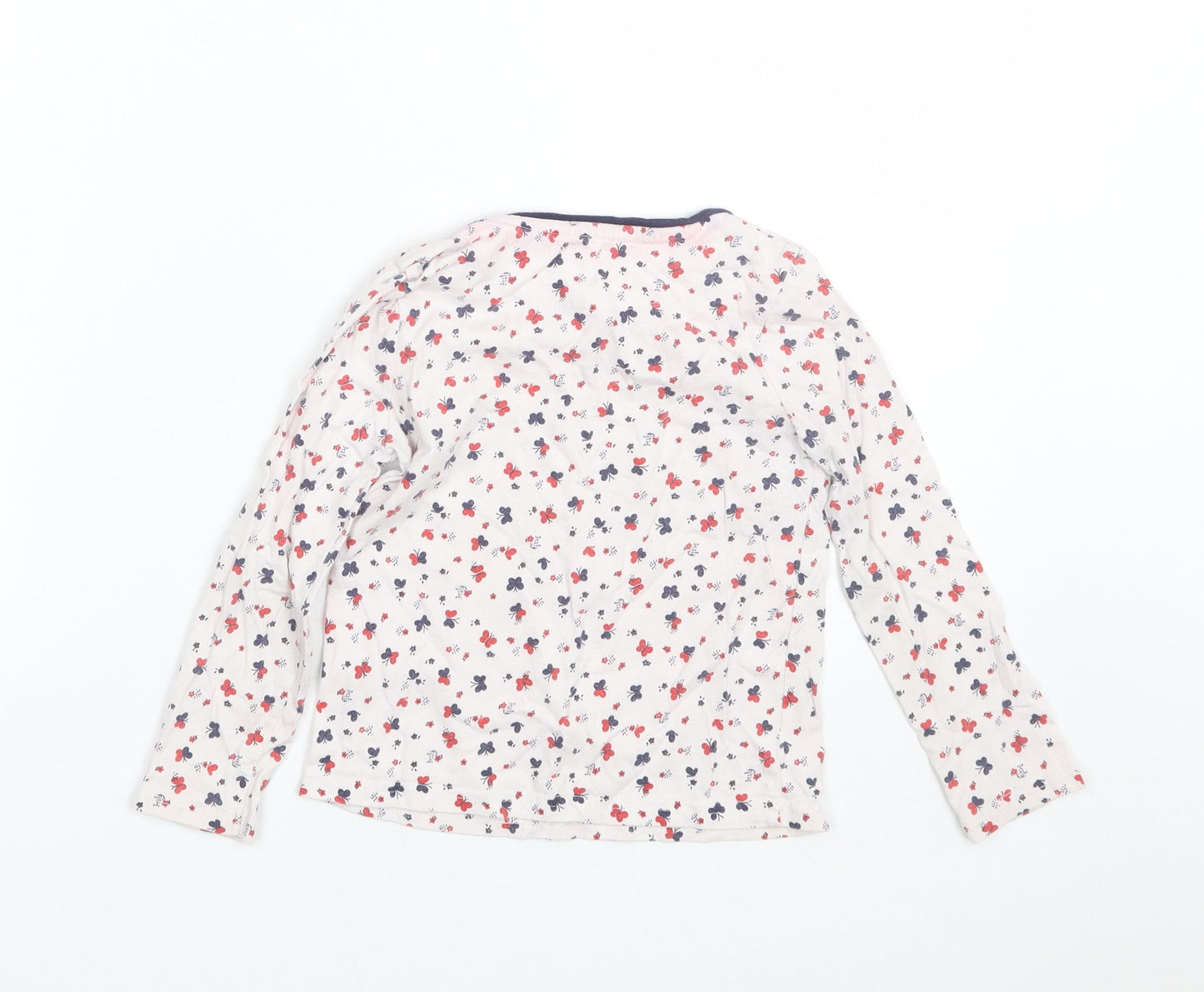 George Girls White Floral  Top Pyjama Top Size 3-4 Years
