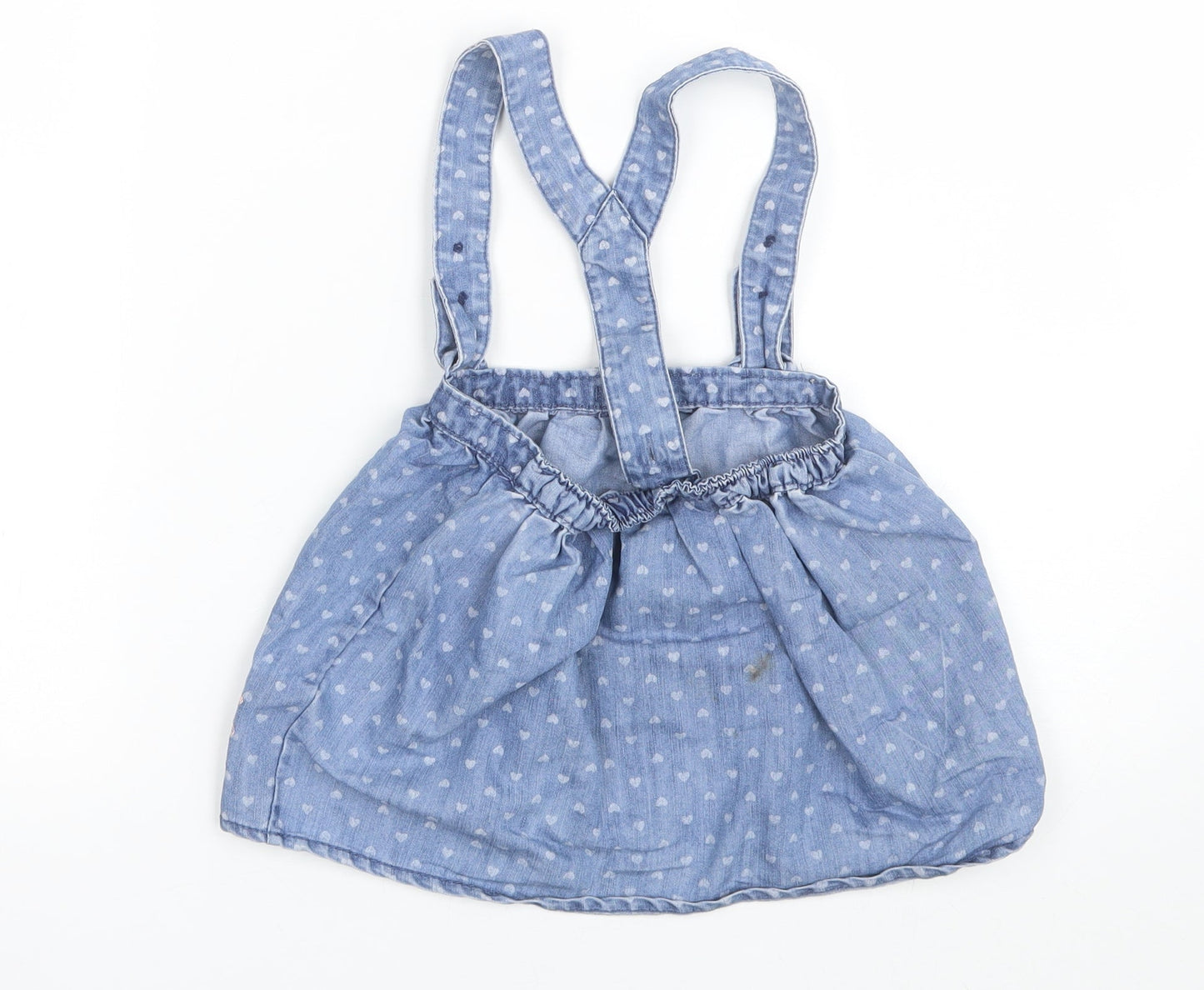 George Girls Blue Polka Dot  Skater Skirt Size 3-4 Years