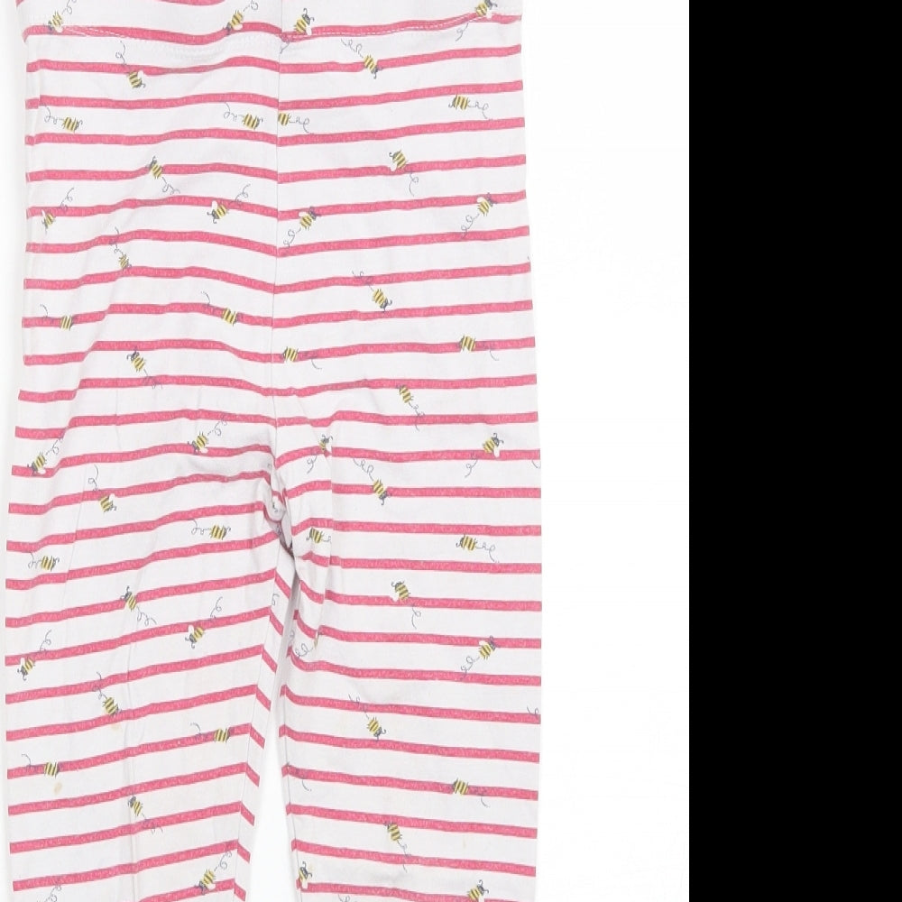 Mothercare Girls Red Striped  Cami Pyjama Pants Size 5-6 Years