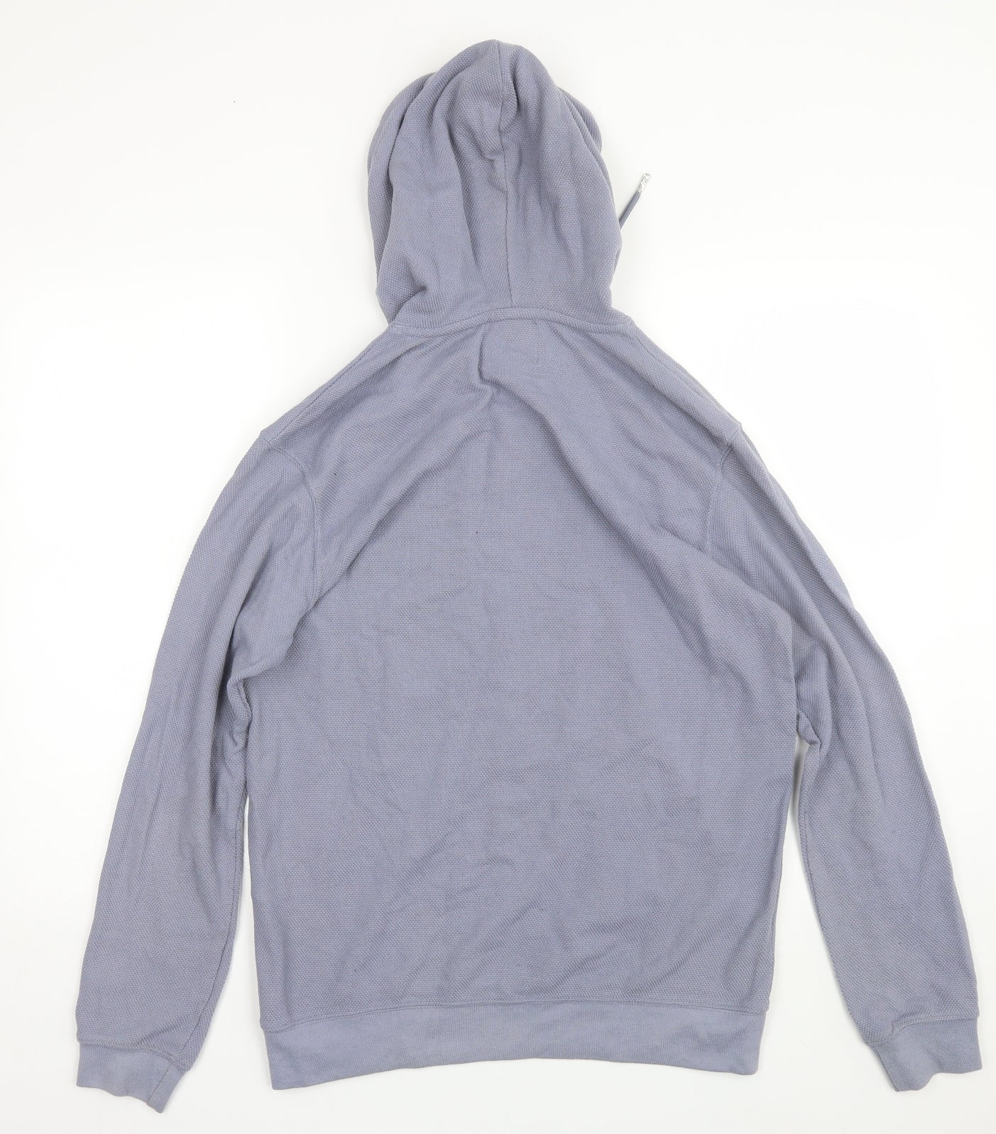 Mens UK Size S Boohoo Blue Pullover Hoodie