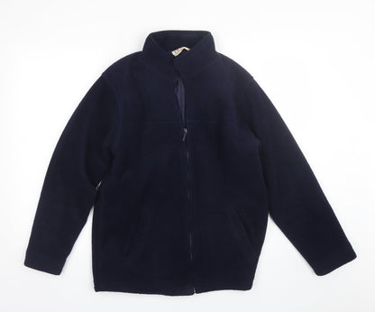 Mens UK Size S EWM Blue Full Zip Sweatshirt