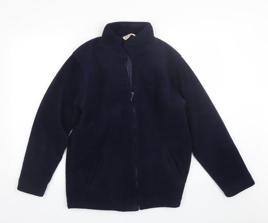 Mens UK Size S EWM Blue Full Zip Sweatshirt