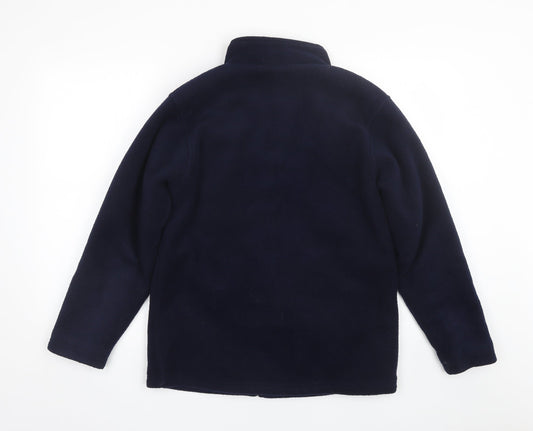 Mens UK Size S EWM Blue Full Zip Sweatshirt