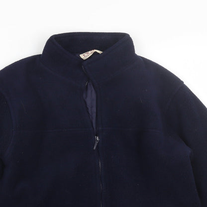 Mens UK Size S EWM Blue Full Zip Sweatshirt