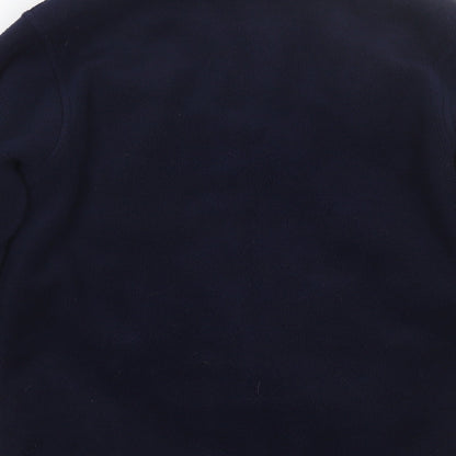 Mens UK Size S EWM Blue Full Zip Sweatshirt