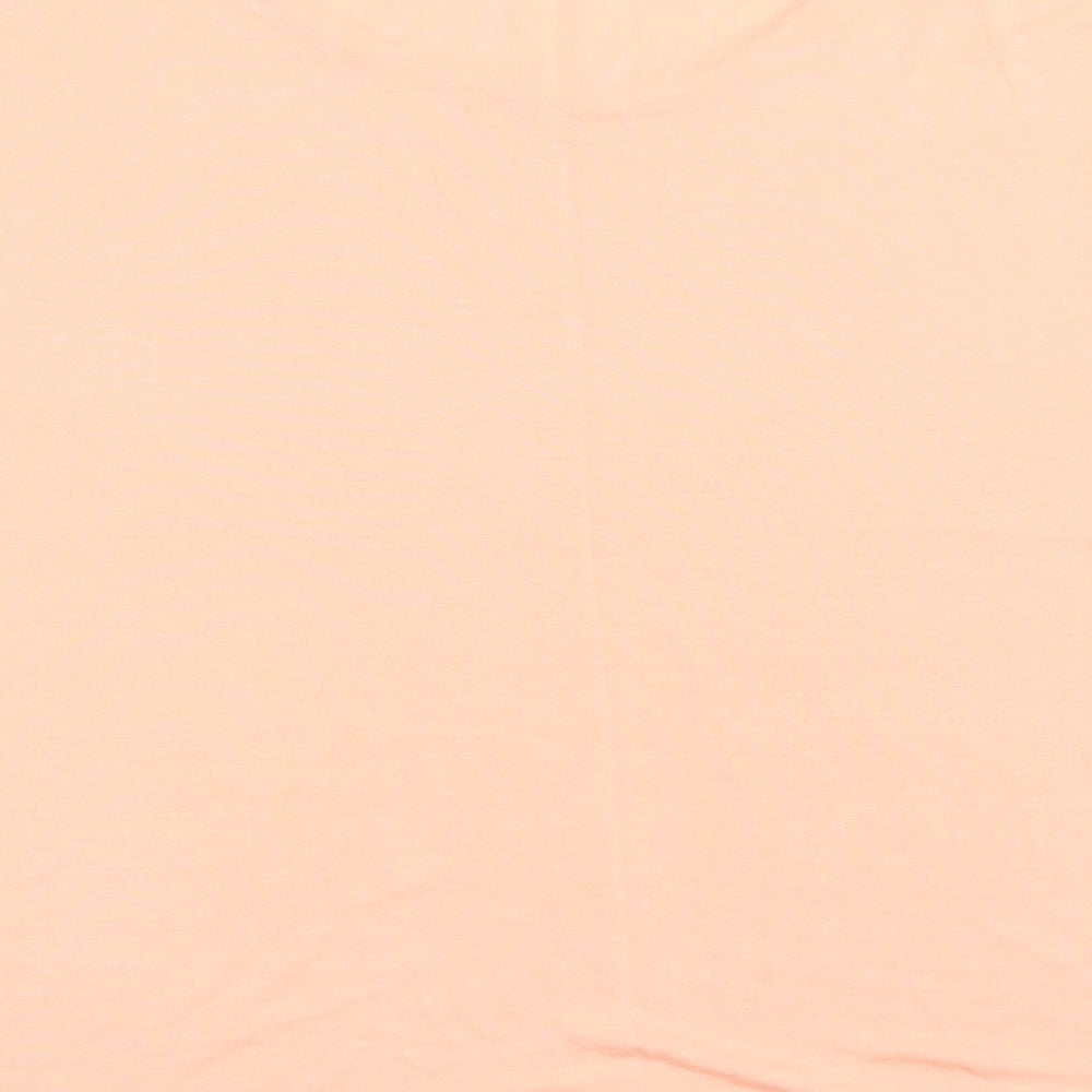 Preworn Womens Pink   Basic T-Shirt Size 10