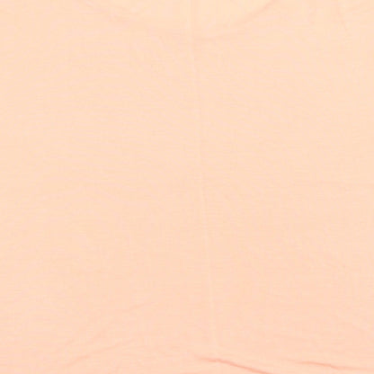 Preworn Womens Pink   Basic T-Shirt Size 10