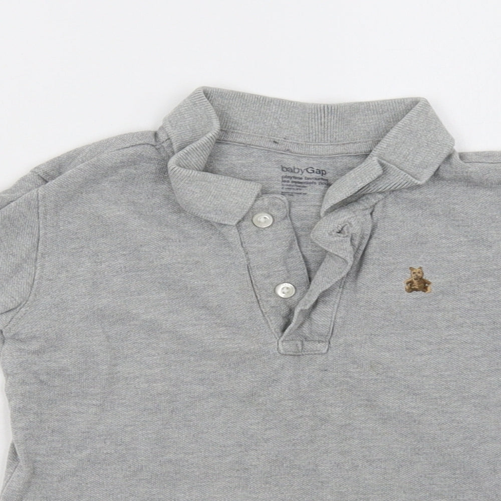 Gap Boys Grey   Basic Polo Size 2 Years