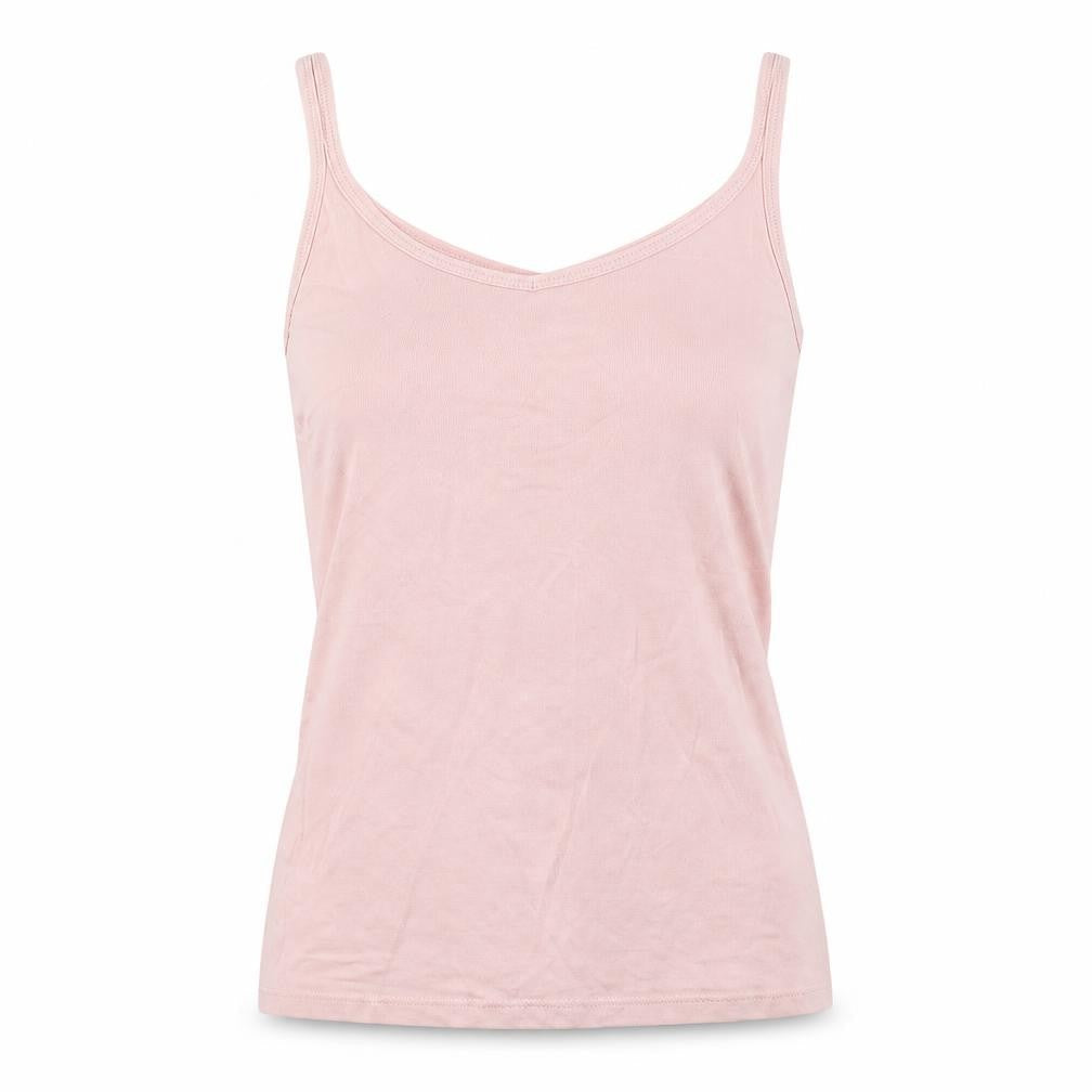Womens UK Size 6 New Look Pink Basic Tank