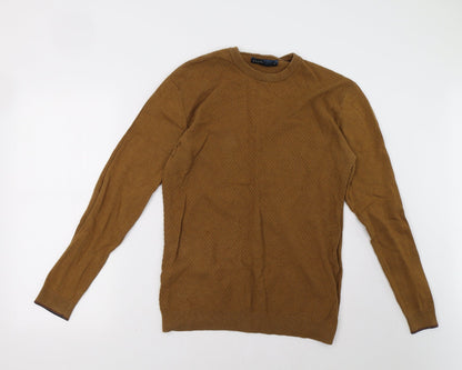 Mens UK Size S Matalan Brown Pullover Sweatshirt