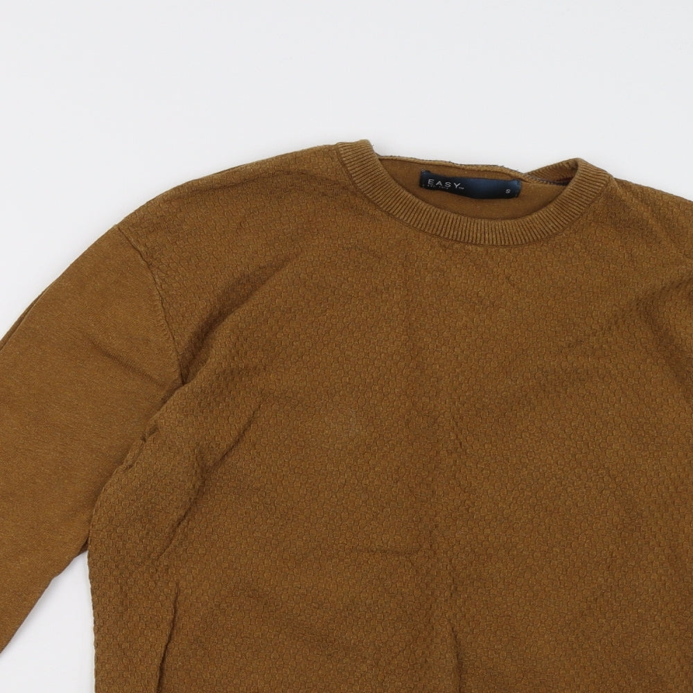Mens UK Size S Matalan Brown Pullover Sweatshirt