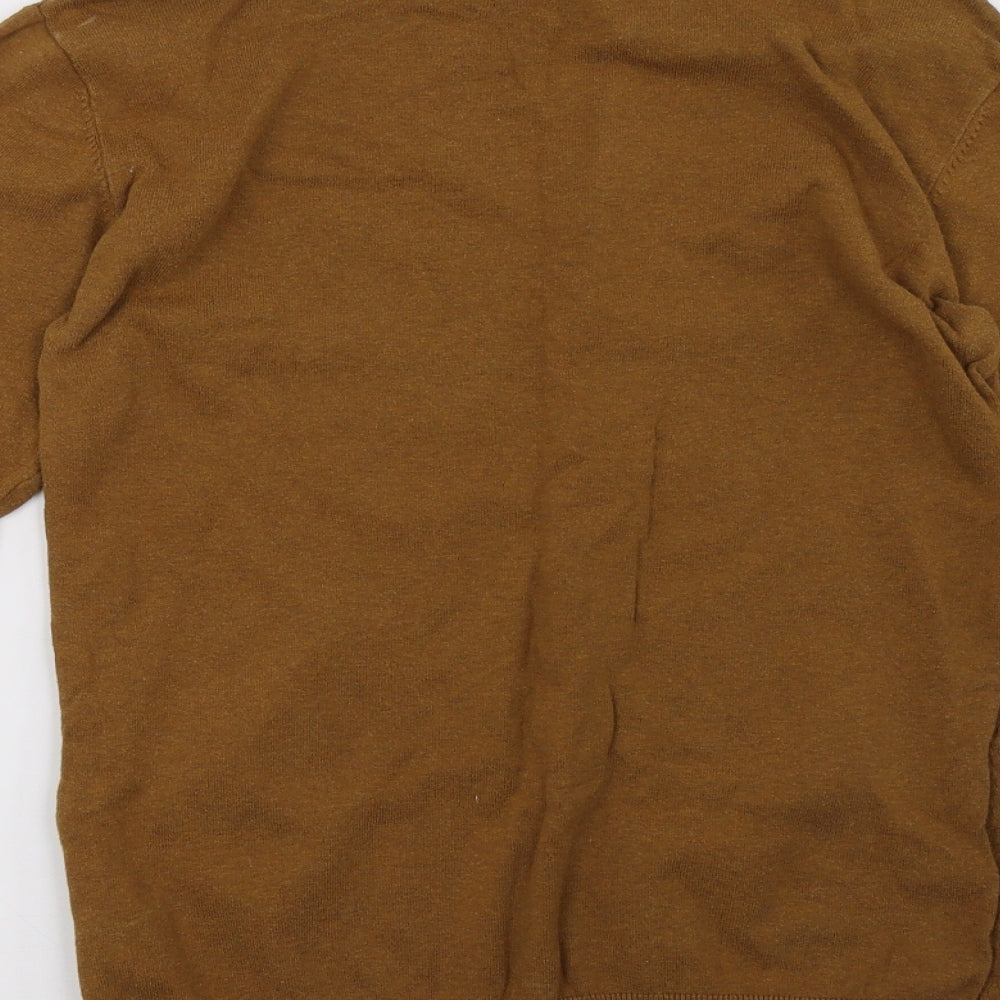 Mens UK Size S Matalan Brown Pullover Sweatshirt