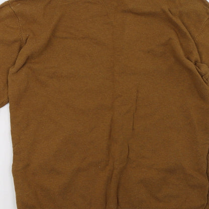 Mens UK Size S Matalan Brown Pullover Sweatshirt