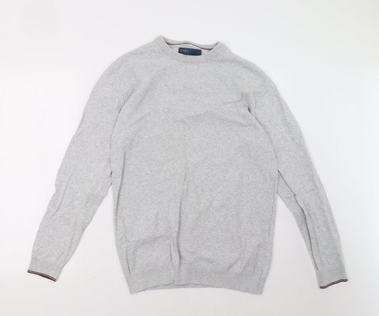 Mens UK Size S Easy Grey Pullover Sweatshirt