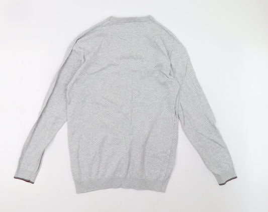 Mens UK Size S Easy Grey Pullover Sweatshirt