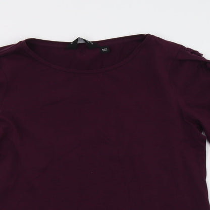 Dorothy Perkins Womens Purple   Pullover Sweatshirt Size 10