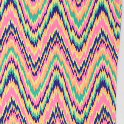 aislinn Womens Multicoloured Geometric  Bodycon  Size M