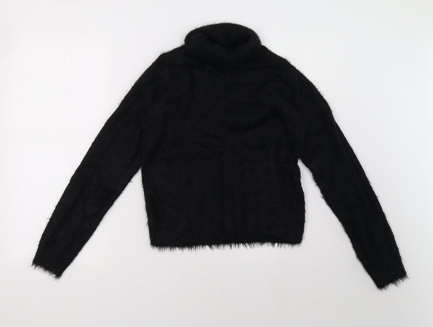 Brave Soul Womens Black   Pullover Sweatshirt Size S