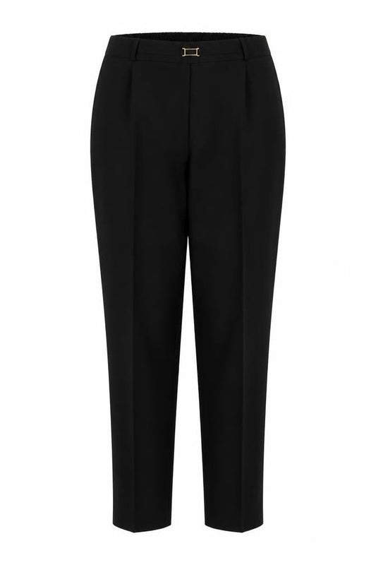 Womens UK Size 16 BM Regular Fit  Black Trousers
