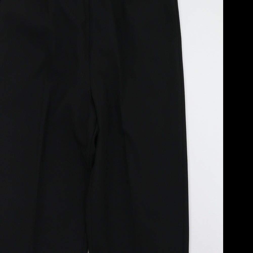 Womens UK Size 16 BM Regular Fit  Black Trousers