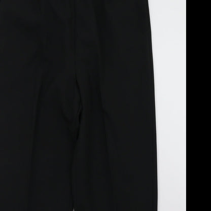 Womens UK Size 16 BM Regular Fit  Black Trousers
