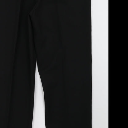 Womens UK Size 16 BM Regular Fit  Black Trousers
