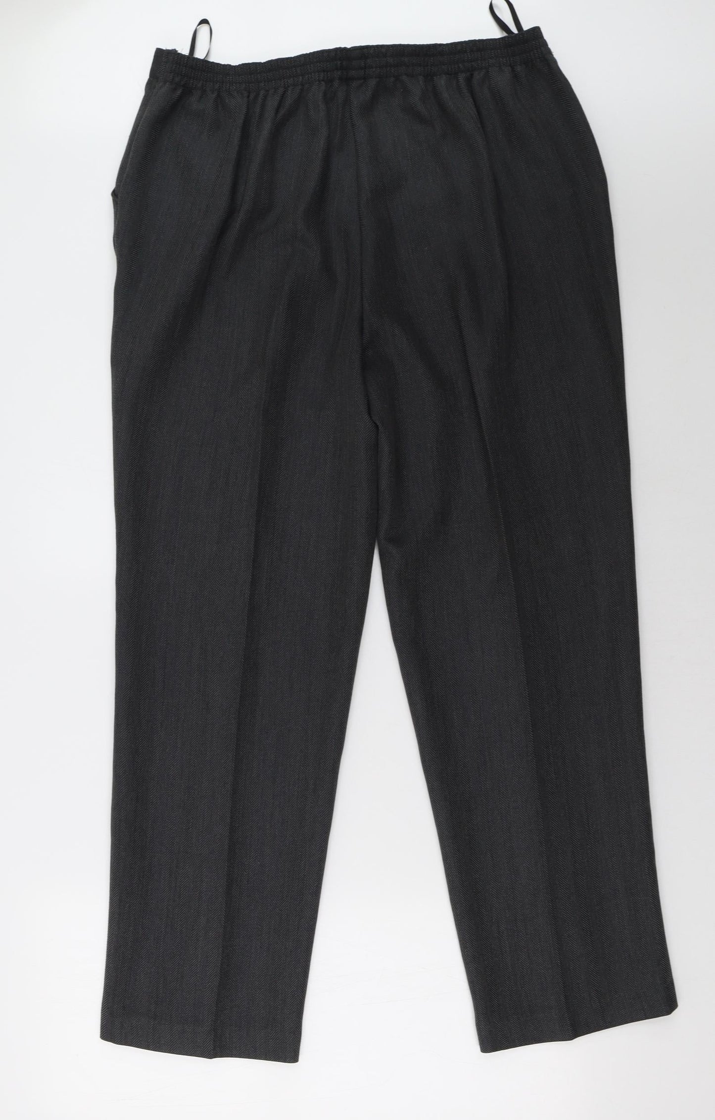 BM Womens Grey   Trousers  Size 16 L32 in