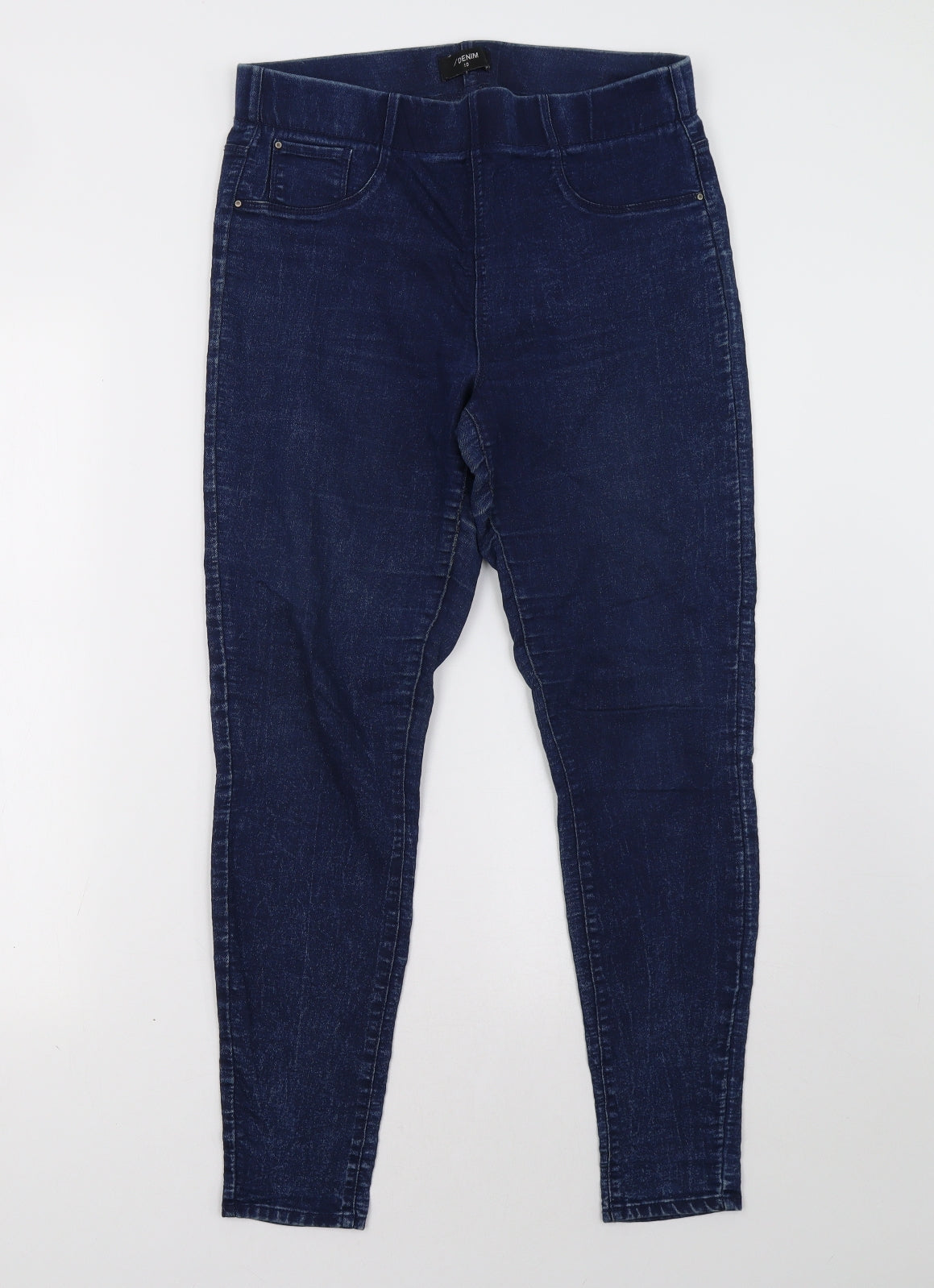 Matalan Womens Blue   Jegging Trousers Size 10 L29 in