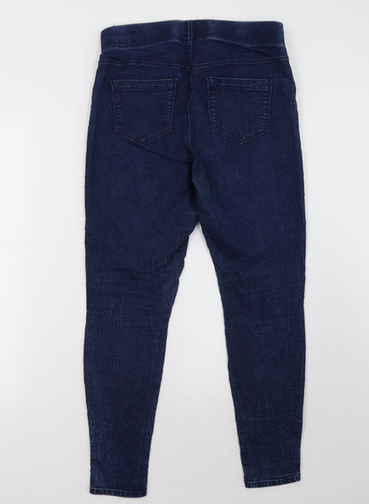 Matalan Womens Blue   Jegging Trousers Size 10 L29 in