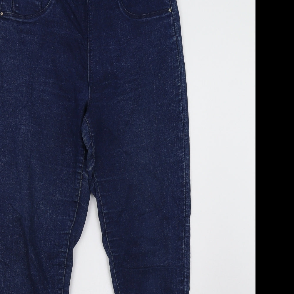Matalan Womens Blue   Jegging Trousers Size 10 L29 in
