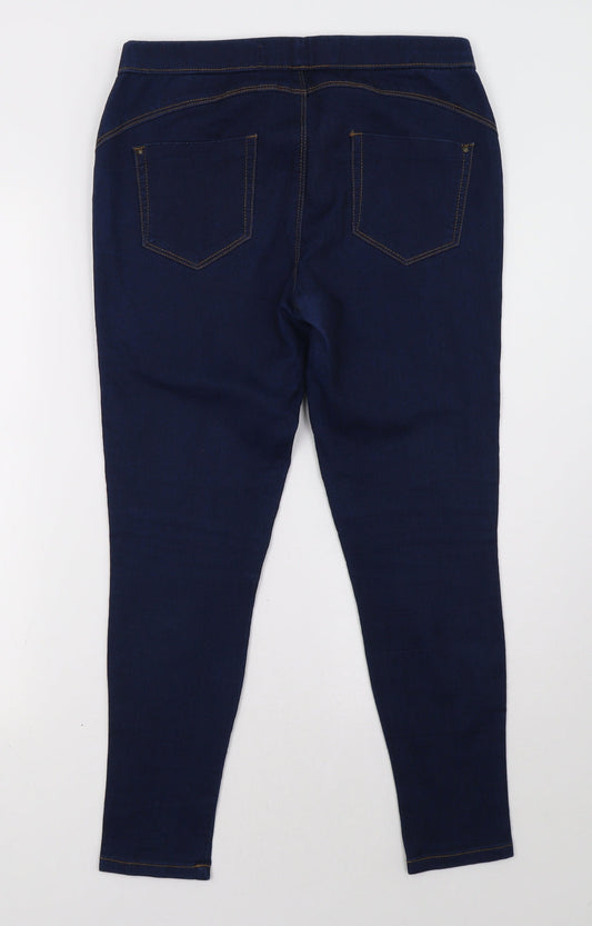 Primark Womens Blue   Jegging Trousers Size 12 L28 in