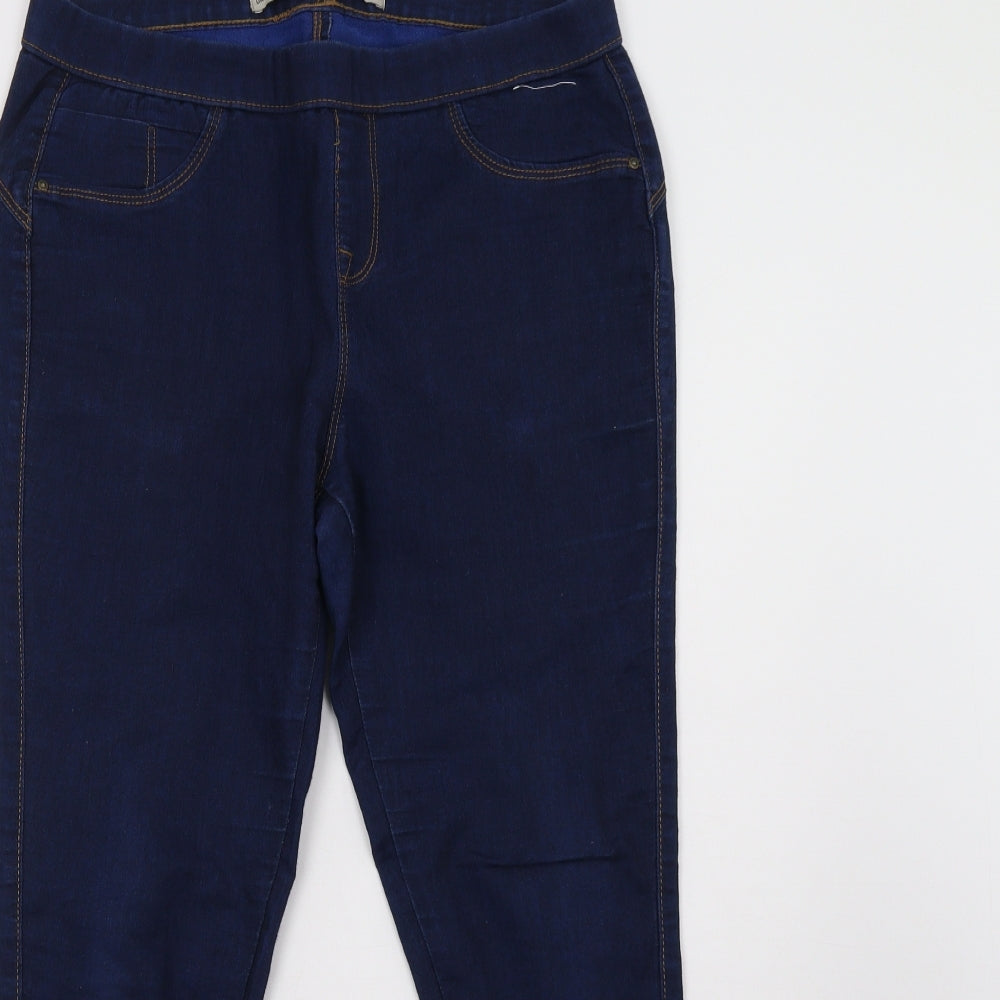 Primark Womens Blue   Jegging Trousers Size 12 L28 in