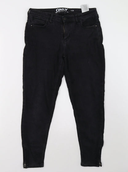 Only Womens Black   Skinny Jeans Size 10 L28 in