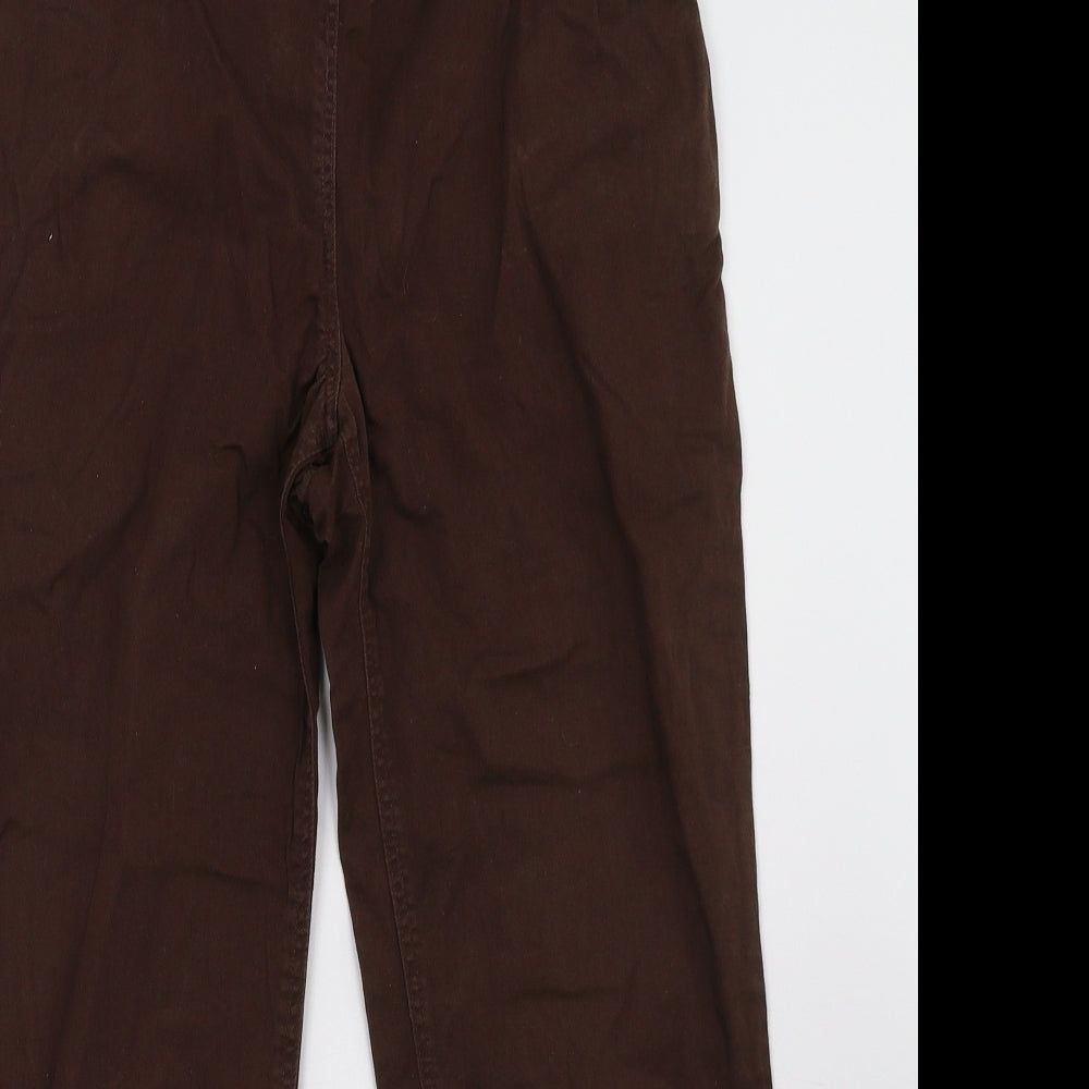 Classic Womens Brown   Trousers  Size 12 L30 in