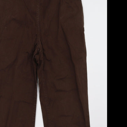 Classic Womens Brown   Trousers  Size 12 L30 in