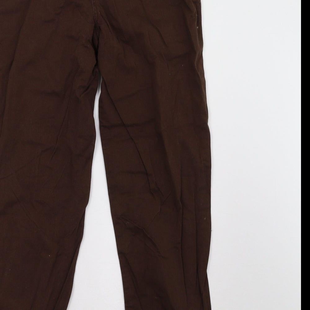 Classic Womens Brown   Trousers  Size 12 L30 in