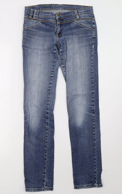gian vargian Womens Blue   Straight Jeans Size 28 L32 in