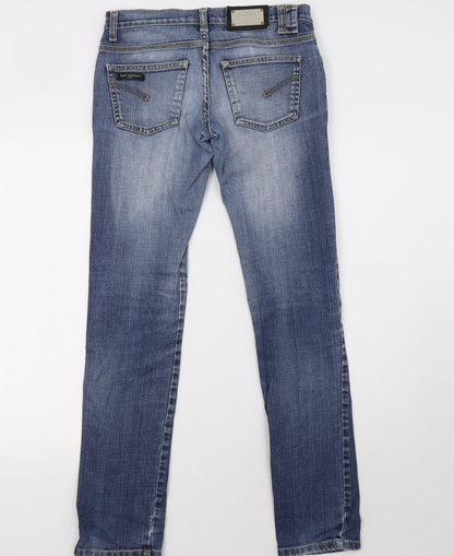 gian vargian Womens Blue   Straight Jeans Size 28 L32 in