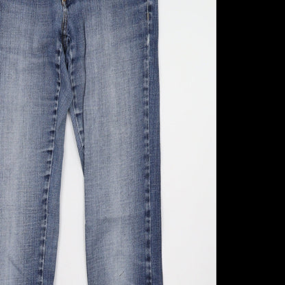 gian vargian Womens Blue   Straight Jeans Size 28 L32 in